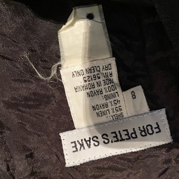 90s/00s Linen mini dress - Picture 4 of 4